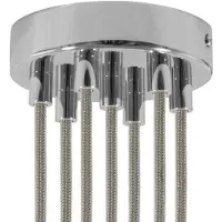 Creative Cables Krm576fcrterm Metalen Cilindrische Lamp Plafondrozet Kit