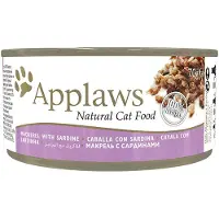 Applaws Natvoer Voor Katten Met Makreel En Sardine 24x70g
