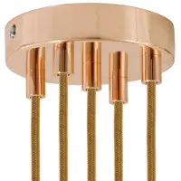 Creative Cables Krm575fraterm Metalen Cilindrische Lamp Plafondrozet Kit