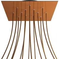 Creative Cables Krovnq4014f108 Xxl Rose-one Vierkant Satijn Koperen Rozenkit