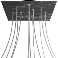 Creative Cables Krovnq4012f104 Xxl Rose-one Square Marquina Marmeren Rozenset