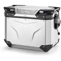 Givi Trekker Outback Evo Smart, zijkoffer Monokey-Cam-Side ,zilver ,48 l