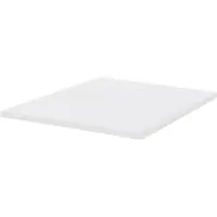 Beliani DAZZEL - Matrastopper - Wit - 160 x 200 cm - Traagschuim