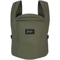 Rookie Baby Premium Elite draagzak - Design buikdrager en rugdrager - Comfortabel en ergonomisch baby spullen - Babydrager vanaf Geboorte - Ook voor Peuter - Biologisch katoen (Khaki)