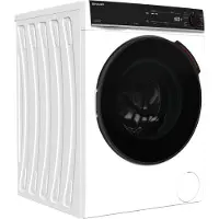 Sharp ES-WNFB214CWDA-DE wasmachine (12 kg, energie-efficiëntieklasse A-20%, 1400 toeren/minuut), (WiFi, invertermotor, stoomfunctie, AquaStop), wit