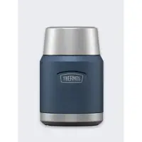 Thermos Icon 470ml - Blauwe Voedselfles met Lepel & Mok