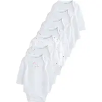 Next Rompertje/body mauve / abrikoos / rosa / wit