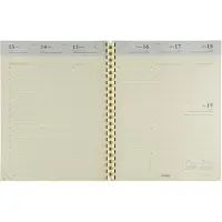 Brepols Concorde weekagenda met uurindeling 2027 navulling (1 week per 2 pagina's) 6-talig