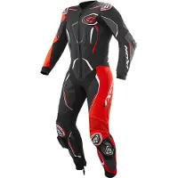 Ixon Demonio Zwart Rood Wit 1-Delig Motorpak Maat M