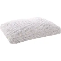 Flamingo Hondenkussen – Kattenkussen – Hondenbed & Kattenbed – Jacquard Grijs – 80x60x10 cm – Luxe Comfort