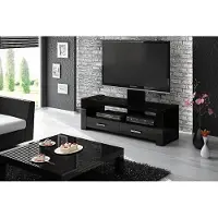 Hubertus meble Tv-meubel Monaco van 138 cm breed in hoogglans zwart