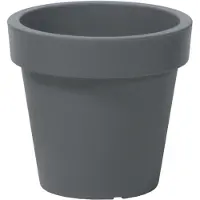 Prosperplast Bloempot - D60 x H52 cm - steengrijs - kunststof - Plantenpotten