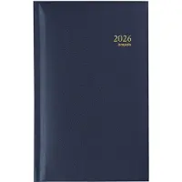 Brepols Interplan Lima Zakagenda 2027 A6 1 Week per 2 pagina's Duits, Engels, Frans, Italiaans, Nederlands, Spaans Blauw 0,736,1255,06,6,0