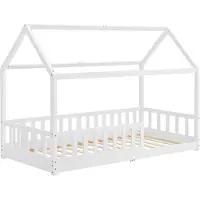 Juskys Kinderbed Marli - 90 x 200 cm - Wit
