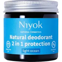 Niyok Light Ocean - Deocrème - 40 ML - Anti-transpirant - Mediterrane geur - Gevoelige huid