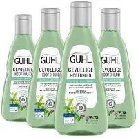 Guhl Gevoelige Hoofdhuid shampoo - 4 x 250 ml | Shampoo van