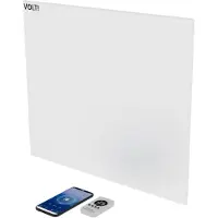 Volt! VOLT Verwarmingspaneel - Infrarood Paneel - Warmtepaneel - 450W - Wit - Infrarood paneel badkamer - Met thermostaat - IP54
