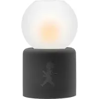 Solstickan Globe theelichthouder Ø9,5x17 cm Donkergrijs