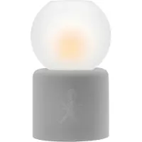 Solstickan Design Globe theelichthouder Ø9,5x17 cm Lichtgrijs