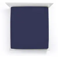 Bella Donna Jersey La Piccola Topperhoeslaken 100x190-200 cm marine-0507
