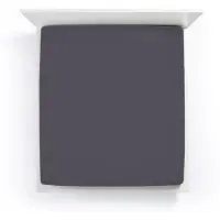 Bella Donna Jersey La Piccola Topperhoeslaken 120x190-200 cm antraciet-0213