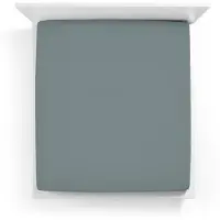 Bella Donna Jersey La Piccola Topperhoeslaken 160x210-220 cm cement-0219