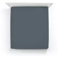 Bella Donna Jersey La Piccola Topperhoeslaken 200x210-220 cm grafiet-0220