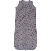 Snoozebaby Baby Slaapzak 0-6 mnd - Slaapzak Lente & Herfst biologisch katoen - TOG 1.0 Cloudy Grey - Grijs -