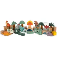 Small Foot Houten blokken "Dino"