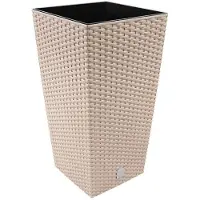 Prosperplast Plantenbak (Mokka, 27 x 27 x 50 cm)