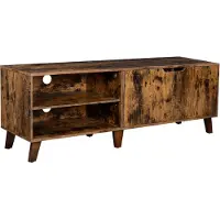 Vasagle TV meubel met 2 deuren, Vintage bruin