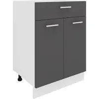 VCM Keuken kast, breedte 60 cm, onderkast, lade, model Esilo