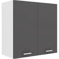 VCM Esilo keuken bovenkastje 60 cm 2 deurenwit, grijs.