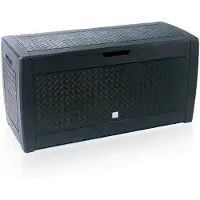 Prosperplast Opbergbox tuin 310 L (Vlechtwerk, 1190x480x600, Antraciet)