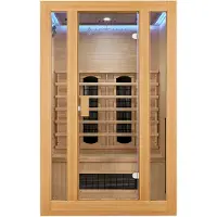 Artsauna Infraroodcabine Nyborg S120K - 120x105x190 cm - Dubbele Technologie - 2 personen