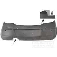 VAN WEZEL 3750541 Achterbumper