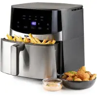 Domo DO547FR Airfryer XXL - Heteluchtfriteuse - 7L - PFAS-vrij - Inox