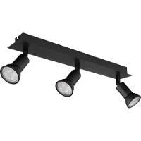 Globo 57998-3, Zwart, Metaal, IP20, Klasse I, GU10, LED