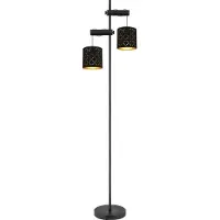 Globo Vloerlamp Clarke, 2-lamps, verstelbaar