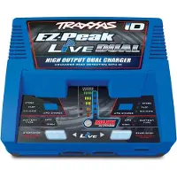 Traxxas EZ-Peak Live Dual Modelbouwoplader 26 A Li-poly, NiMH Minus-delta-U-uitschakeling, Batterijherkenning, Temperatuurbewaking