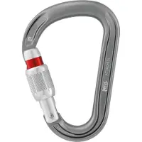 Petzl Schroefslot karabijnhaak Attache Grijs