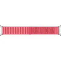 Samsung Originele Fabric Band voor de Galaxy Watch 9 (40/44mm) / Watch 8 (40/44mm) / Classic (46mm) - Maat M/L - Rood