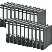 Leitz ordner 1050, A4, rugbreedte 52 mm, 20 stuks, zwart