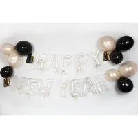 Amscan Decoratieset Ballon Slinger "Happy New Year" 30-delig