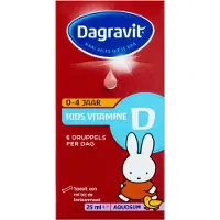 Dagravit Vitamine D Aquosum Druppels Kids - 3 x 25 ml - Voordeelverpakking