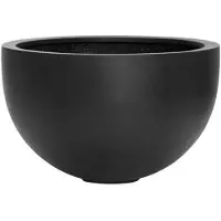 Pottery Pots Bloempot Natural Bowl L Black 60 x 38 cm