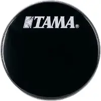 Tama basDrum Frontvel BK22BMWS, 22", zwart, Logo - Bass drumvel
