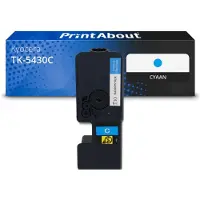 PrintAbout Toner TK-5430C Cyaan geschikt voor Kyocera