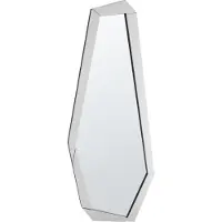 Beliani CHANU - Wandspiegel - Zilver - Hout