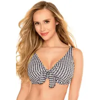 Vivisence bikinibh dames 3203 badmode zachte cups gestreept, geruit, 80d